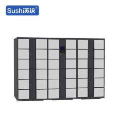 苏识 YJ00028/6 电子存包柜智能储物柜微信指纹条码人脸识别 36门自编码系统