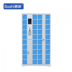 苏识 YJ00031/4 电子存包柜智能储物柜微信指纹条码人脸识别 40门人脸系统（手机柜）