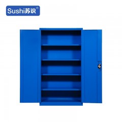 苏识 YJ00041/3 重型工具柜子工厂车间用铁皮收纳箱 蓝色5层