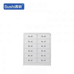 苏识 YJ00062/2 钢制文件柜铁皮柜办公室档案柜财务储物柜 十二斗柜 厚1.1mm