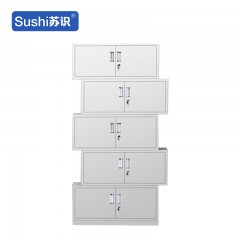 苏识 YJ00055/4 钢制文件柜铁皮柜办公室档案柜财务储物柜 通五节文件柜（拆装） 厚1.3mm