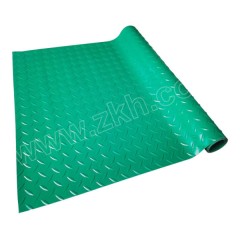 苏识 防滑人字纹橡胶板 SS-JJDD 15×1.3m 绿色 厚1.7mm 卷