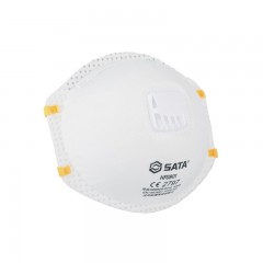 世达（SATA）KN95杯型口罩 HF0801 呼吸阀过滤式防尘透气工业工厂工地粉尘雾霾个人防护口罩 白色 1只装