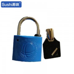 苏识 S-S001 35mm塑钢锁梅花钥匙锁 通开户外挂锁防水电力表箱锁(计价单位：把)蓝色 1610011