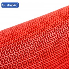 苏识 防滑垫防水镂空厨房室外脚垫塑料隔水防滑地垫 10m*0.9m*4.5mm