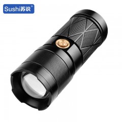 苏识 1910-XHP90 铝合金变焦强光手电筒 （计价单位：个）黑色
