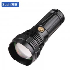 苏识 L252-30W白激光 超亮手电筒变焦白激光手电 （计价单位：个）黑色