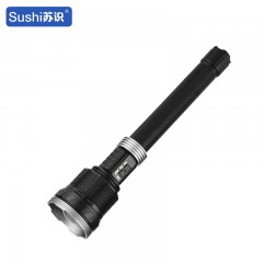 苏识 X929 XHP360强光手电筒大功率远射手电 （计价单位：个）黑色