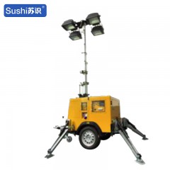 苏识 SY6840 液压升降移动照明灯塔移动工作灯 （计价单位：台）黄色