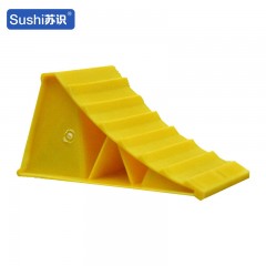 苏识 停车场仓库停车位便携防遛滑止退器 200*120*110mm 橡塑 黄色 个 1430140