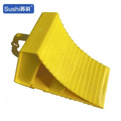 苏识 停车场仓库停车位便携防遛滑止退器 30*16*18cm 橡塑 黄色 个 1430143