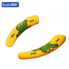 苏识 卫浴冬季通用可爱防水坐便贴 普通款 黄色鳄鱼 4对/组 11130044