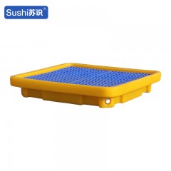 苏识 仓库工厂防渗漏耐腐蚀托盘 680*680*120mm 个 2230028
