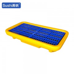 苏识 仓库工厂防渗漏耐腐蚀托盘 680*380*120mm 个 2230027