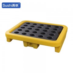 苏识 仓库工厂防渗漏耐腐蚀托盘 720*720*155mm 个 2230030