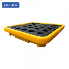 苏识 仓库工厂防渗漏耐腐蚀托盘 680*680*150mm 个 2230029