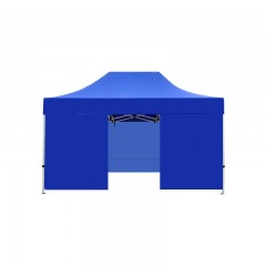 苏识 户外帐篷 SS-HWZP11 3×4.5m 六菱特粗自动架四面围 蓝色 拉链开门 顶