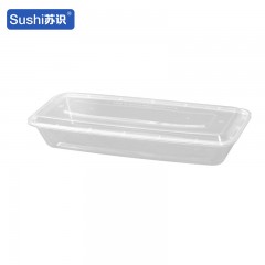苏识 加厚加大一次性餐盒 2800ml鱼盒 透明 90套/箱 箱 11210261