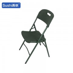 苏识 滚塑作业作训椅折叠椅办公椅 吹塑椅 个