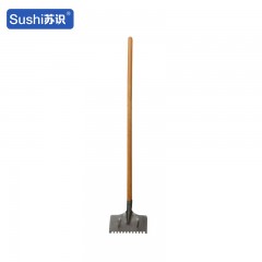 苏识 大号破冰铲 路面特硬除冰铲大号扫雪除雪铁铲 破冰铲+1.2米木柄 把 4160191