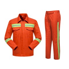 苏识 环卫反光条工作服套装 SS-FGF02 M 橘色 含上衣×1+裤子×1 2件/套 套