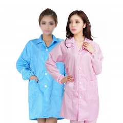 钢米 防静电服 无尘服 车间工作服 蓝色 男女通用XLD-1011 L 蓝色 男女通用