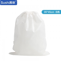 苏识 ZW012 无纺布抽绳袋 35*45cm （单位：100个） 白色