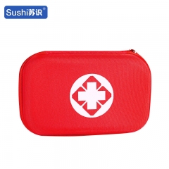 苏识 急救防疫用品收纳包 应急车载家用包 红色 21*13*5cm空包 个 1880009