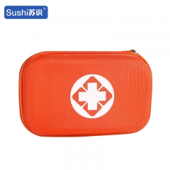 苏识 急救防疫用品收纳包 应急车载家用包 橙色 21*13*5cm空包 个 1880011
